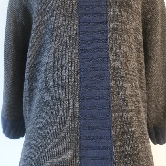 Women Label + Thread 100% Wool Chunky Knit Dolman Sleeve Cardigan Sweater L - Picture 10 of 12